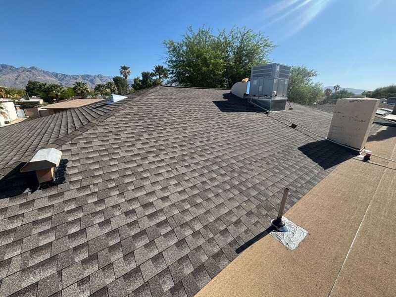 New asphalt shingle roof