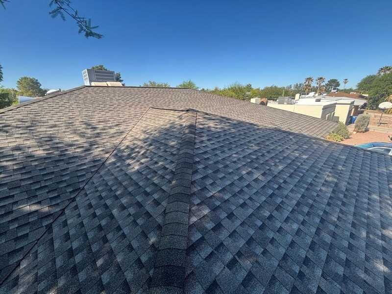 New asphalt shingle roof