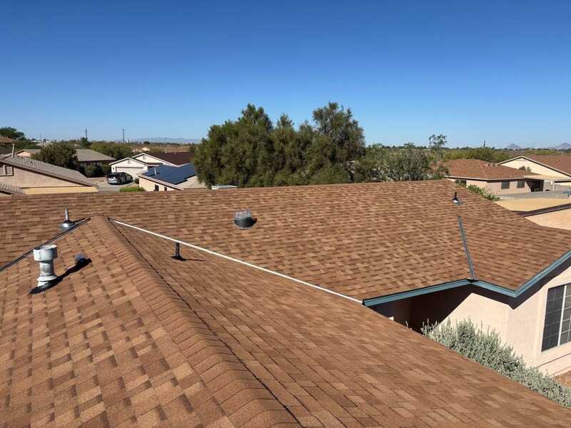 Coated flat roof in Tucson